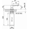 Дозатор кухонный GRANULA 05 D графит 05 DGPAFIT (CHEPHO-CEPYII)