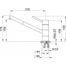 Комплект: Мойка GRANULA KS-4501U + смеситель GRANULA GR-0010, арктик 4501U+0010 APKTIK