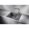 Кухонная мойка GRANULA GR-6002 графит (черно-серый) 6002 GPAFIT