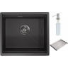 Кухонная мойка GRANULA KITCHEN SPACE KS-5045U черный матовый 5045U CHEPHYII MATOBYII