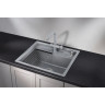 Кухонная мойка GRANULA KITCHEN SPACE KS-6003 алюминиум 6003 ALYUMIHIYM
