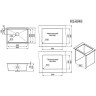 Кухонная мойка GRANULA KITCHEN SPACE KS-6045U сталь сатин 6045U CTAL CATIH