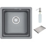 Кухонная мойка GRANULA KS-4501U, алюминиум 4501U ALYUMIHIYM