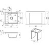 Кухонная мойка GRANULA KS-6004, арктик (белый) 6004 APKTIK