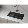 Кухонная мойка GRANULA KS-7303iU чёрный металлик кварц 7303iU-1 SHBAPC