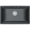 Кухонная мойка GRANULA KS-7303U, шварц (черный металлик) 7303iU SHBAPC