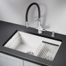 Кухонная мойка GRANULA KS-7304U, арктик (белый) 7304U APKTIK