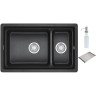 Кухонная мойка GRANULA KS-7304U, черный 7304U CHEPHYII